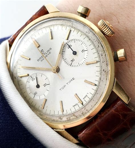 breitling gold herren|gold breitling watch vintage.